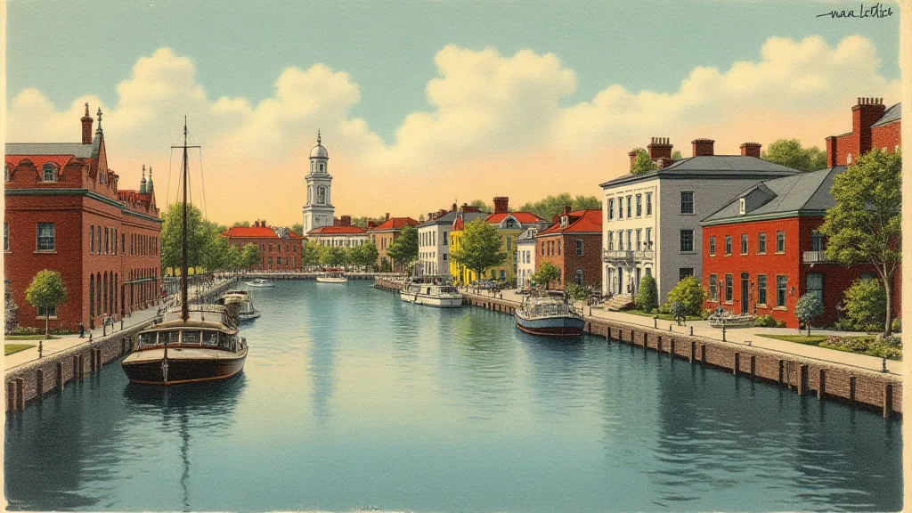 Vintage postcard of Annapolis, Maryland