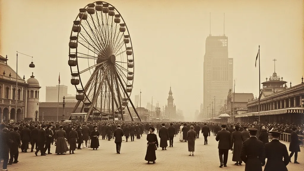 Vintage postcard of the 1893 Chicago World's Fair